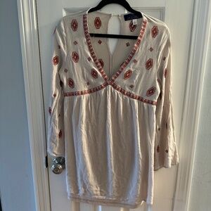 Blue Rain Long Sleeve Dress